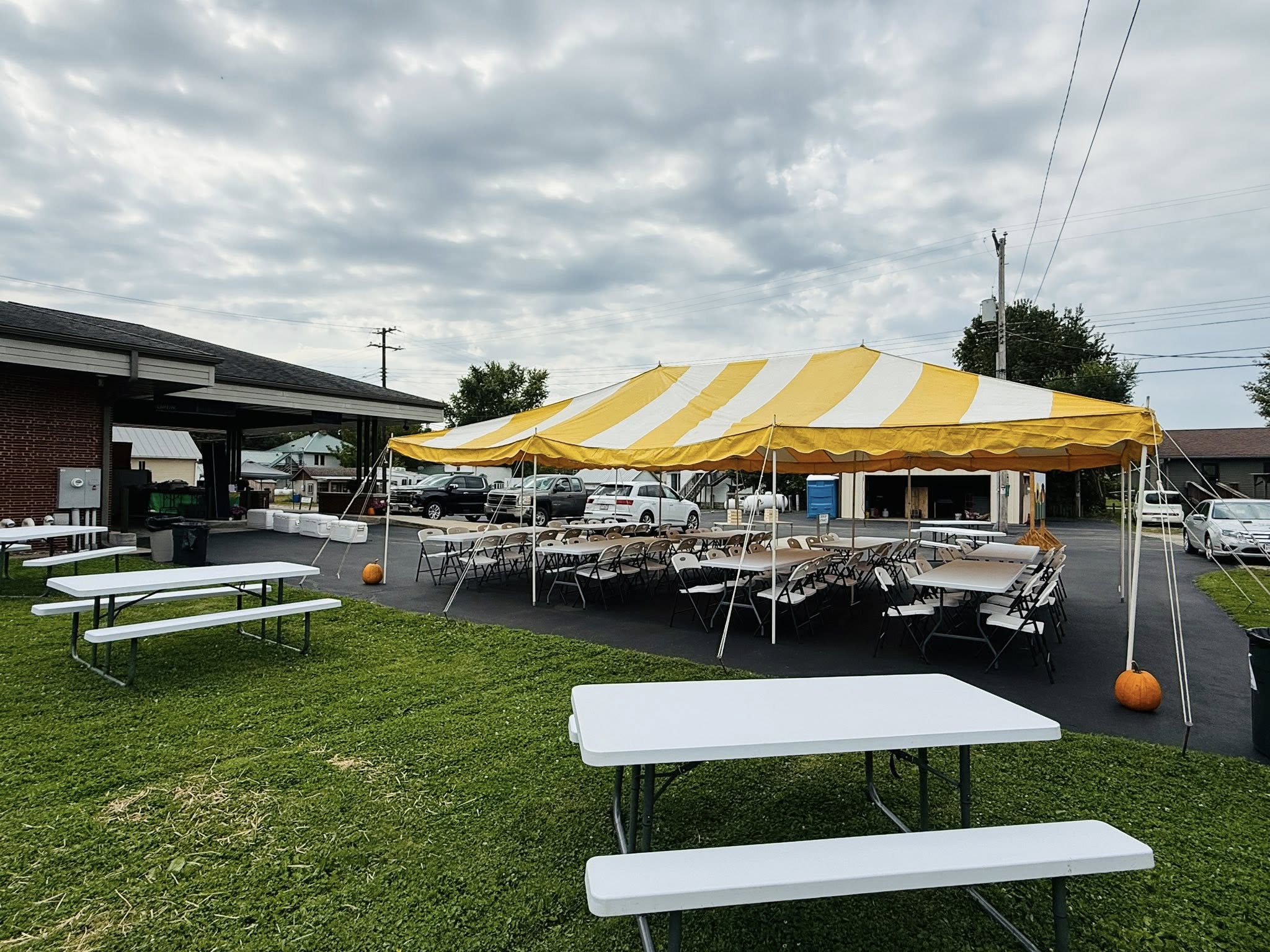 Staff and contractors at work